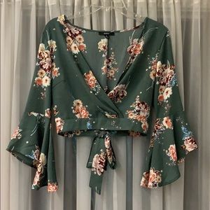 Floral crop top